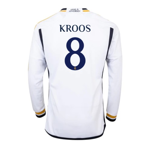 Moški Nogometni dresi Real Madrid Toni Kroos #8 Domači 2023-24 Dolgi Rokav